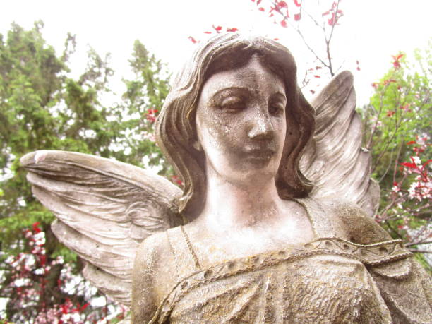 istock Angel in the Garden 1402880963