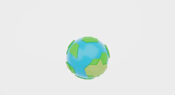 istock 3d render. Cartoon planet earth isolated on a white background . 3d illustration 1402884041
