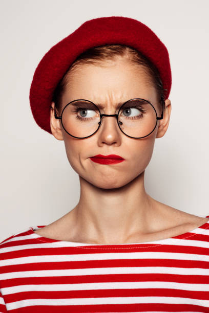 istock Beautiful emotional woman with bright make-up 1402885048