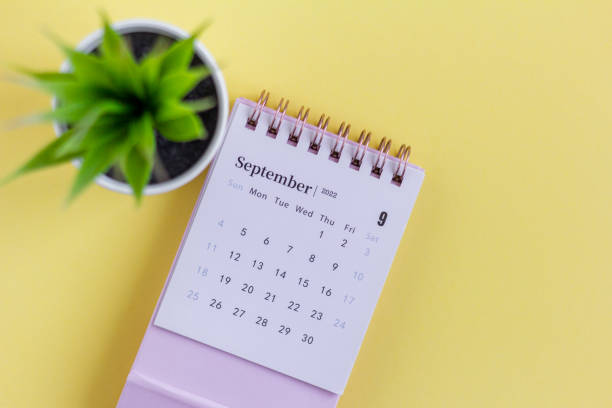 istock Calendar for September 2022. Desktop calendar for planning and managing each date. 1402887263