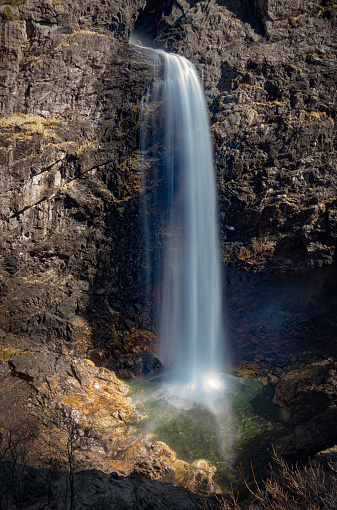 Månafossen is a waterfall in Gjesdal municipality in Rogaland county, Norway, Scandinavia