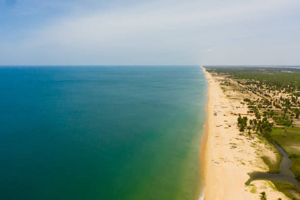 istock Beautiful tropical beach and blue sea. 1402892627