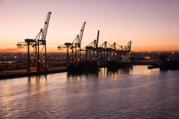 istock Cargo sea port, Casablanca, Marocco 1402893137