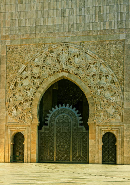 istock Casablanca, Morocco. Mosque building doors 1402893153