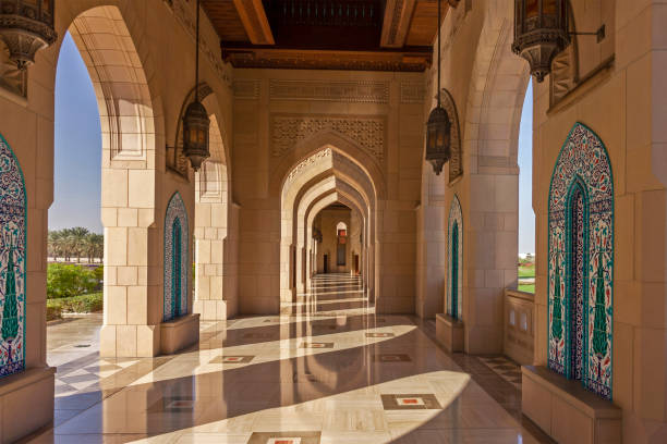 Muscat, Oman. Sultan Qaboos Grand Mosque