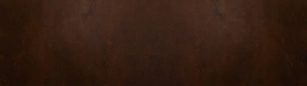 istock Grunge rusty brown orange porcelain stoneware stone tile background texture banner panorama pattern 1402897802