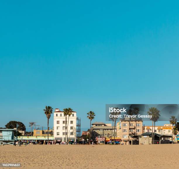 Venice Beach In The Summer Stock Photo - Download Image Now - Santa Monica Beach, Santa Monica, California