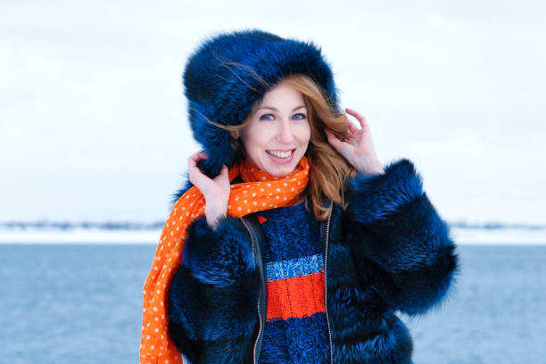 istock Portrait Girl Outdoors in Winter 1402906271