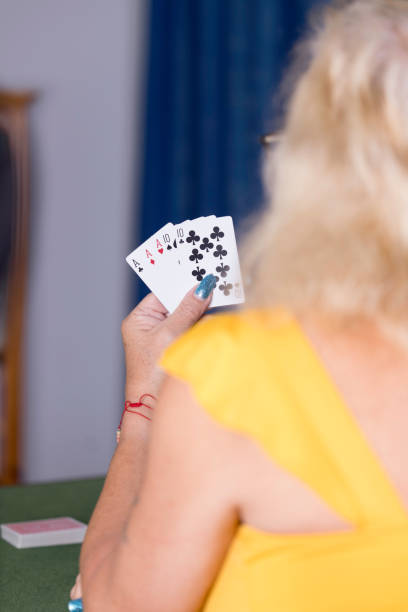 Sneak preview of an elderly transgender lady's playing cards.