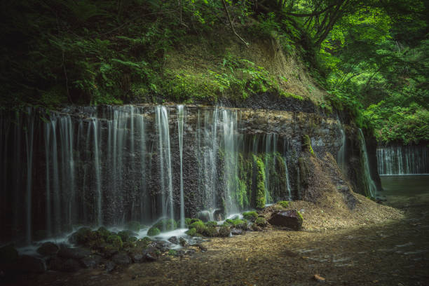 Fall and stream, Karuizawa Japan