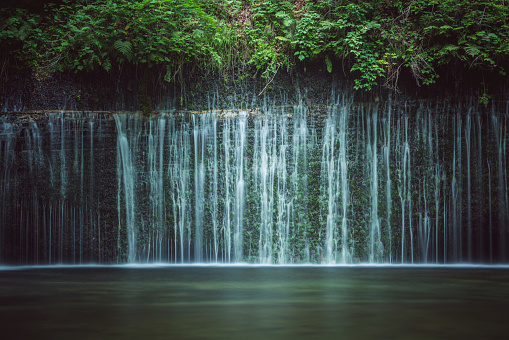 Fall and stream, Karuizawa Japan