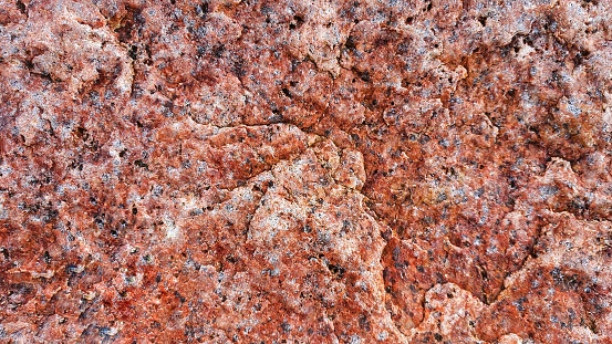 Close up of granite texture