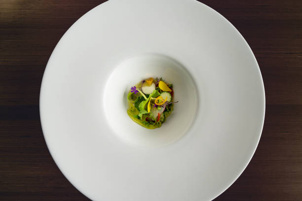 istock large plate with gourmet small green salad 1402927892
