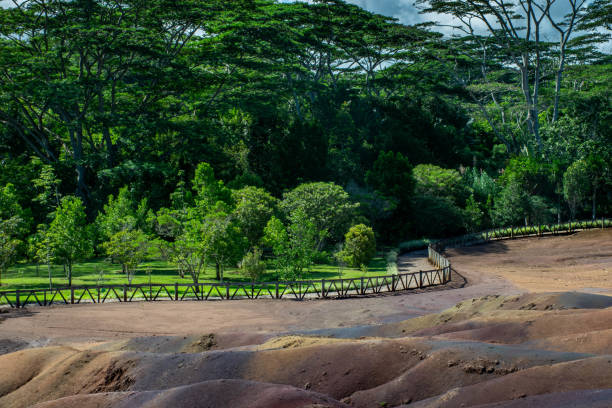 istock Chamarel seven coloured earths geopark, Mauritius 1402945035