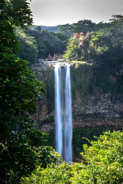 View on Chamarel Falls, Mauritius