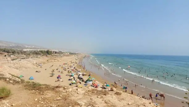 Photo of taghazout beach in summer