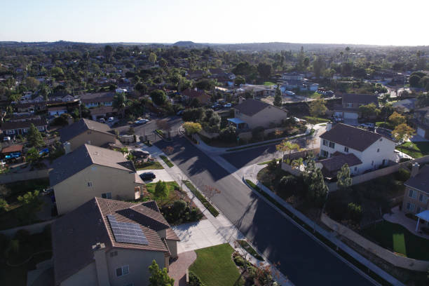 istock Drone Shot of Vista, CA 1402951562