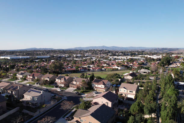 istock Drone Shot of Vista, CA 1402951563