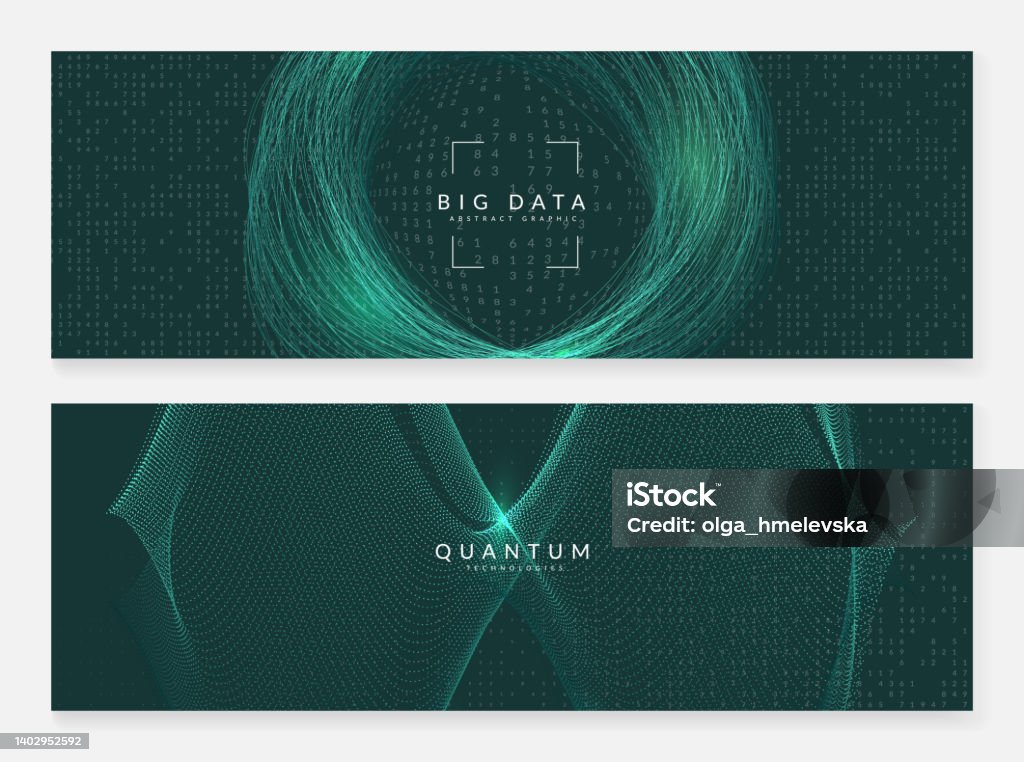 Big Tech Abstract Big Data Learning Digital Technology Abstract Stock Illustration ...