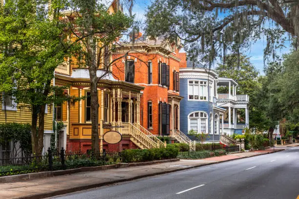Photo of Savannah, Georgia, USA Along Whitaker Street