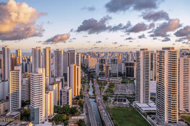 istock Panoramic view from Boa Viagem residential district 1402957869