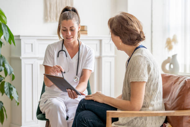 istock Homecare Appointment with a Senior 1402962414
