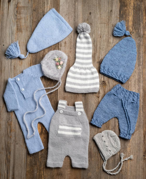 istock knitted newborn baby clothes 1402964416
