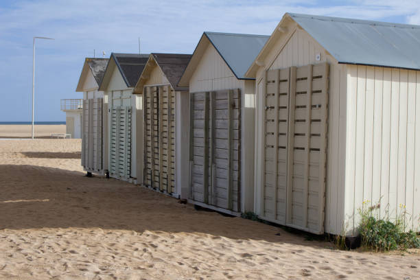 istock The beautiful bath houses in Ouistreham 1402969729