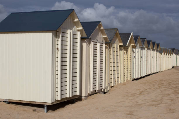 istock The beautiful bath houses in Ouistreham 1402969749