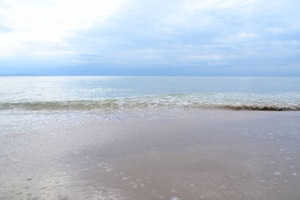 istock sea and sand with blue sky, natural background 1402983759