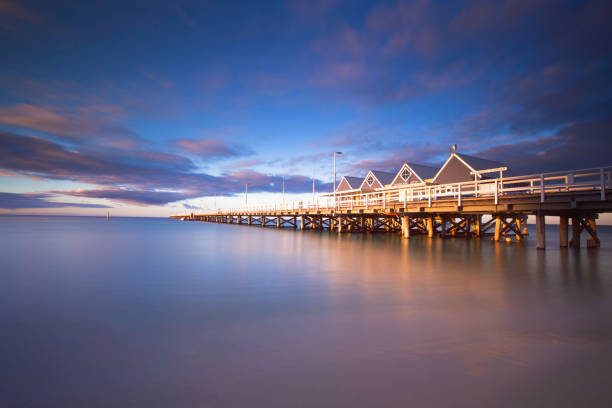 istock Watching Sunset in Busselton Jetty Western Australia 1402992921