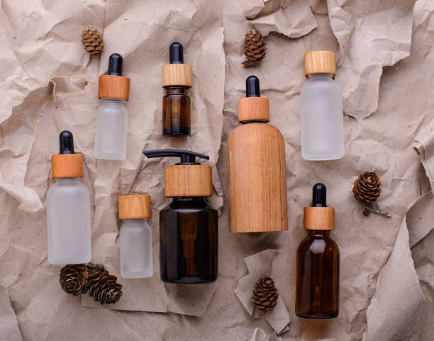 istock Eco friendly cosmetic bamboo  bottle 1402997819