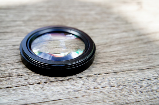 Camera lens  filter close-up