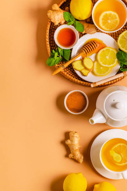 istock Green tea with lemon, ginger and honey 1403003463