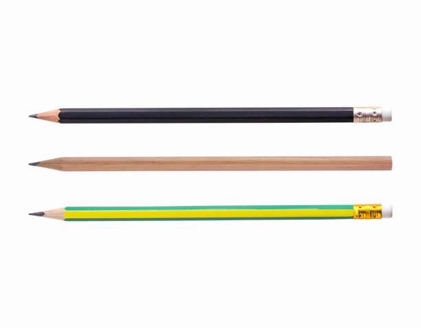 istock Black pencil isolated on white background 1403006074