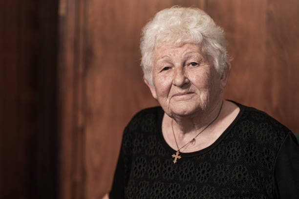 istock Senior woman at home 1403007840