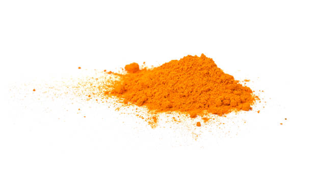 istock Turmeric (Curcuma) powder on white background 1403011416