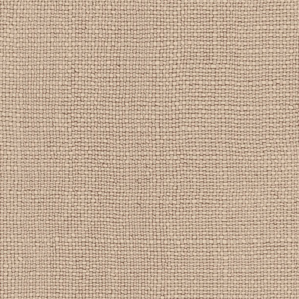 illustrazioni stock, clip art, cartoni animati e icone di tendenza di texture del tessuto vettoriale. modello senza cuciture di trama tessile. ripetizione della trama di lino o cotone. - burlap linen backgrounds textile