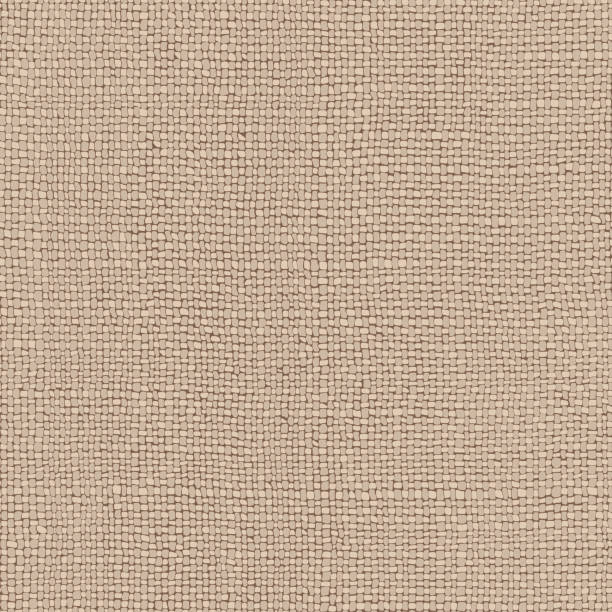 wektorowa tekstura tkaniny. bezszwowy wzór splotu tekstylnego. powtarzająca się lniana lub bawełniana tekstura. - burlap sack stock illustrations