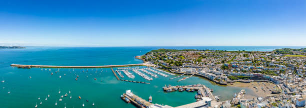 istock Panorama across Brixham Harbour and Fishmarket 1403013949