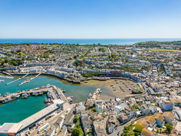 istock Over Brixham Town and Harbour 1403014392