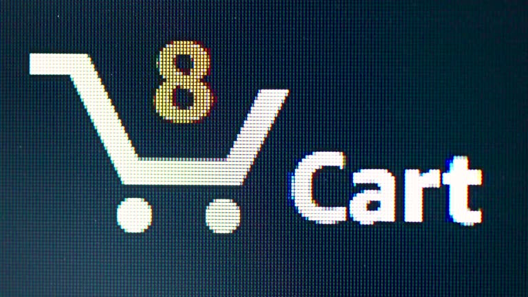 E-Commerce Basket computer monitor online shopping store