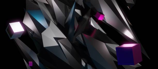 istock modern background abstract arithmetic futuristic banner Technology 3D Illustration Template 1403018511