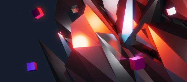 istock modern background abstract arithmetic futuristic banner Technology 3D Illustration Template 1403018518