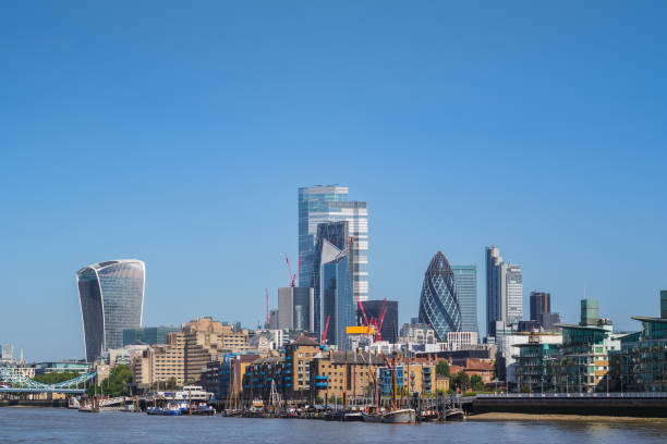 istock London cityscape against blue cloudless sky 1403020609