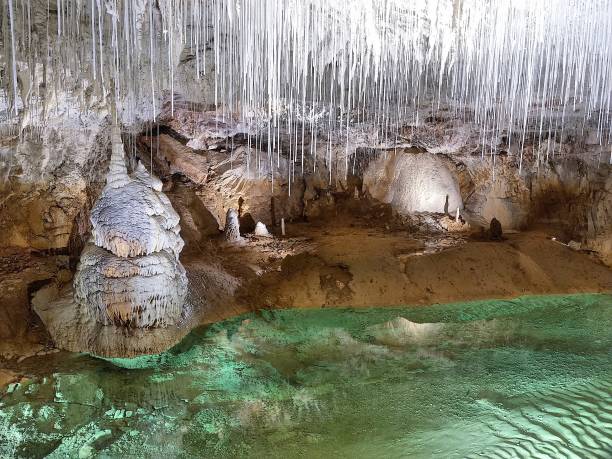 istock Illuminated cave in Choranche, France 1403025712