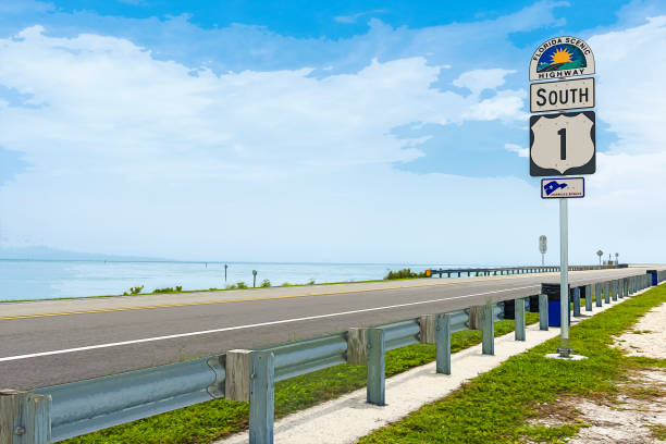 Marco Island, USA - August 13, 2021: Marco Island near Naples Florida in Collier County with sign warning for protecting sea turtle nests on Tigertail Beach