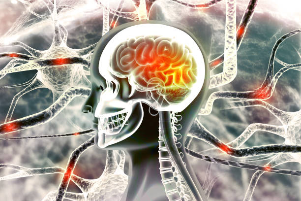 istock Nerve cells and electrical pulses. 3d illustration 1403035720