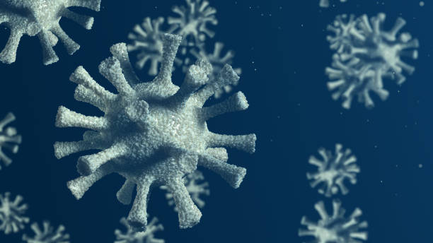 istock Group of virus cells 1403039493