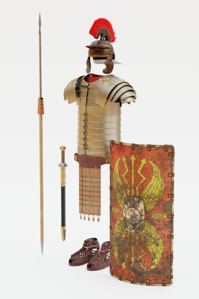 istock Realistic 3D Render of Roman Armor - Full 1403045670